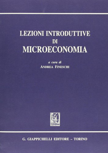 Lezioni introduttive di microeconomia edito da Giappichelli
