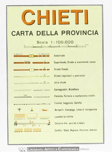 Chieti 1:100.000 edito da LAC