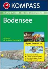 Carta digitale Austria n. 4001. Bodensee. Digital map. Con DVD-ROM edito da Kompass