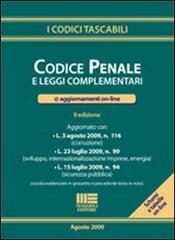 Codice penale e leggi complementari edito da Maggioli Editore