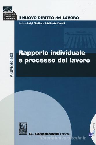 Il nuovo diritto del lavoro vol.2 edito da Giappichelli-Linea Professionale