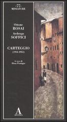 Carteggio (1914-1951) di Ottone Rosai, Ardengo Soffici edito da Abscondita