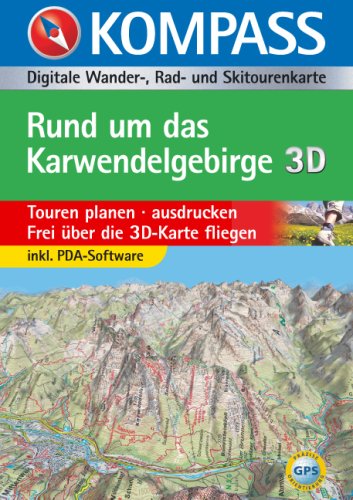 Carta digitale Austria n. 4026. Karwendelgerbirge. Con DVD-ROM edito da Kompass