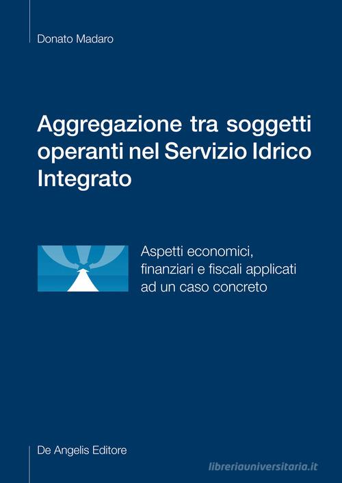 Aggregazione tra soggetti operanti nel Servizio Idrico Integrato. Aspetti economici, finanziari e fiscali applicati ad un caso concreto di Donato Madaro edito da De Angelis