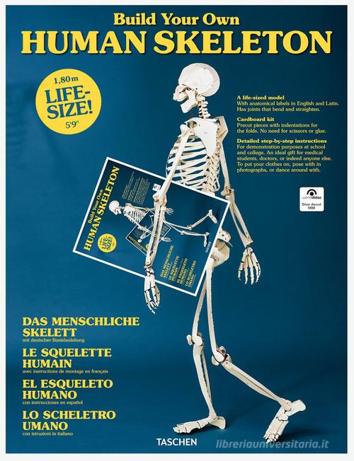 Build your own Human Skeleton. Ediz. inglese, francese e tedesca edito da Taschen