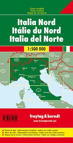 ITALIA DEL NORD 1:500.000 n.e. edito da Freytag & Berndt