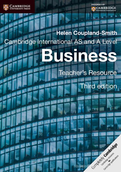 Cambridge International AS and A Level Business. Teacher's Resource. CD-ROM di Peter Stimpson, Alastair Farquharson edito da Cambridge