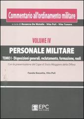 Commentario all'ordinamento militare vol.5.1 di Fausto Bassetta, Vito Poli edito da EPC