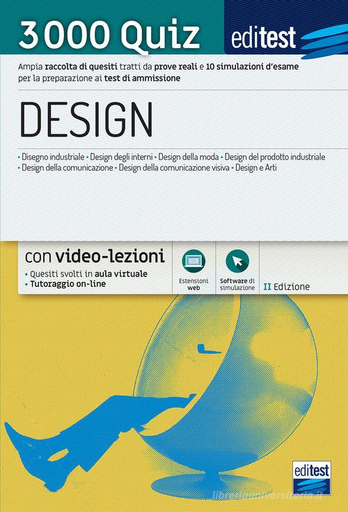 EdiTEST. Design. 3.000 quiz. Con software di simulazione. Con estensione online edito da Edises