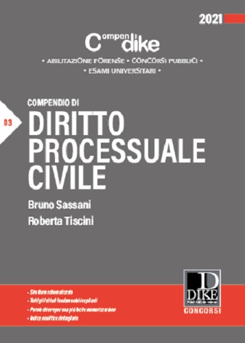 Compendio di diritto processuale civile di Bruno Sassani, Roberta Tiscini edito da Dike Giuridica