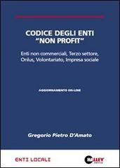 Codice degli enti «non profit» di Gregorio P. D'Amato edito da Halley