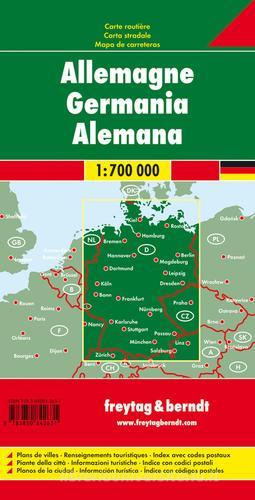 Germania 1:700.000 edito da Freytag & Berndt