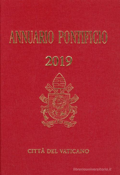 Annuario pontificio (2019) edito da Libreria Editrice Vaticana