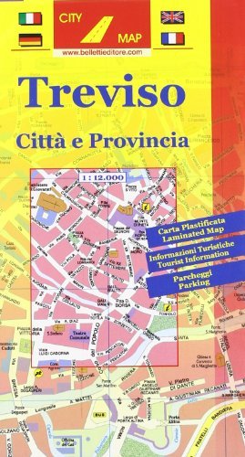Treviso città e provincia 1:12.000-1:100.000 edito da Belletti