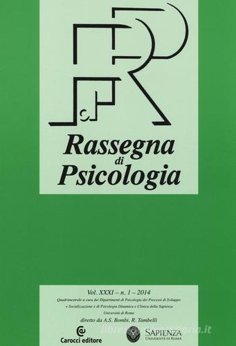 Rassegna di psicologia (2014) vol.1 edito da Carocci