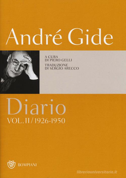 Diario vol.2 di André Gide edito da Bompiani