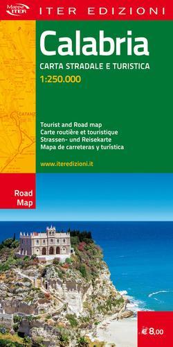 Calabria. Carta stradale e turistica 1:250.000 edito da Iter Edizioni