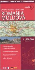 Romania, Moldova 1:600.000 edito da De Agostini