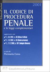 Il Codice di procedura penale e le leggi complementari edito da La Tribuna
