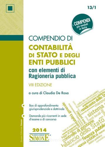 Compendio di contabilità di Stato e degli enti pubblici con elementi di ragioneria pubblica edito da Edizioni Giuridiche Simone