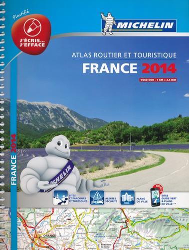 France. Atlas routier et touristique 2014 1:250.000. Ediz. plastificata edito da Michelin Italiana