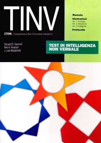 Test TINV. Test di intelligenza non verbale di Donald D. Hammill, Nils A. Pearson, J. Lee Wiederholt edito da Erickson