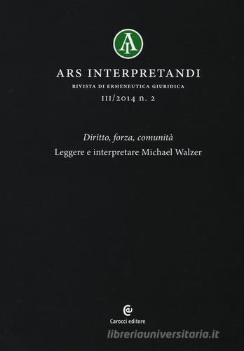 Ars interpretandi (2014) vol.2 edito da Carocci