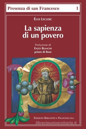La sapienza di un povero di Éloi Leclerc edito da Biblioteca Francescana