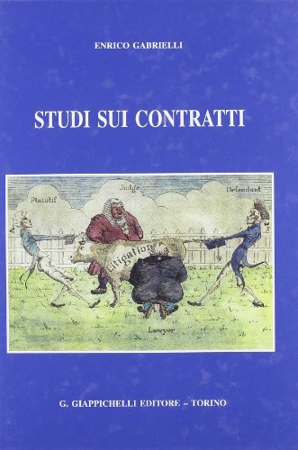 Studi sui contratti di Enrico Gabrielli edito da Giappichelli