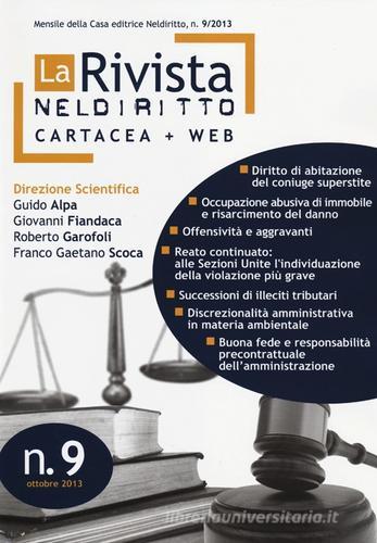 La rivista di Neldiritto (2013) vol.9 edito da Neldiritto Editore