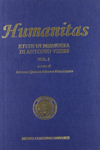Humanitas. Studi in memoria di Antonio Verri edito da Congedo