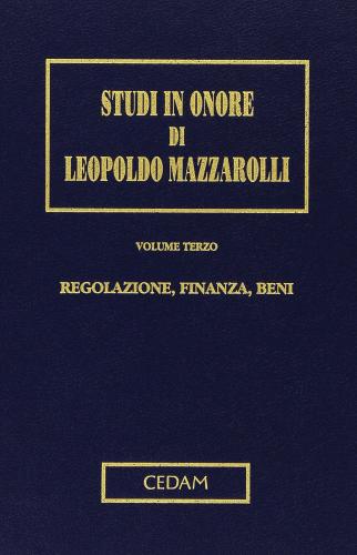 Studi in onore di Leopoldo Mazzarolli vol.3 edito da CEDAM