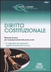 Diritto costituzionale edito da Edizioni Giuridiche Simone