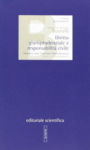 Diritto giurisprudenziale e responsabilità civile di Francesco D. Busnelli edito da Editoriale Scientifica