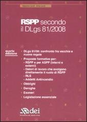 RSPP secondo il Dlgs 81/2008 di Massimo Caroli, Anita Caroli edito da DEI