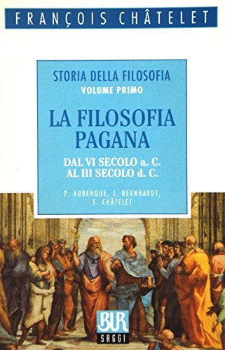 Storia della filosofia vol.1 di François Châtelet edito da Rizzoli