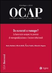 OCAP. Osservatorio sul cambiamento delle amministrazioni pubbliche (2010) vol.1 di Dario Barbieri, Nicola Bellé, Paolo Fedele edito da EGEA