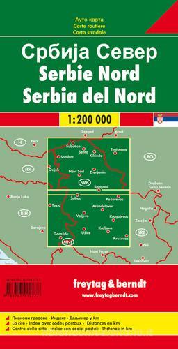 Serbia nord 1:200.000 edito da Freytag & Berndt