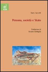 Persona, società e Stato di Dario Caroniti edito da Aracne