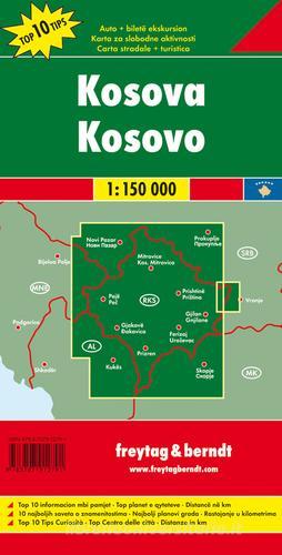 Kosovo 1:150.000 edito da Freytag & Berndt