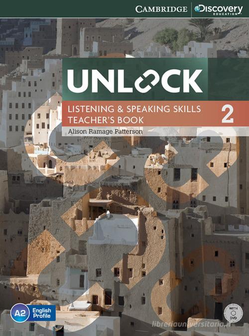 Unlock. Level 2: Teacher's book. Con DVD-ROM edito da Cambridge