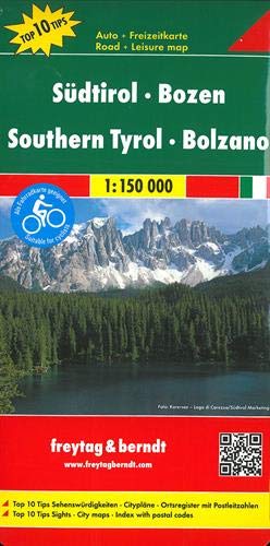 Alto Adige-Bolzano 1:150.000 edito da Freytag & Berndt