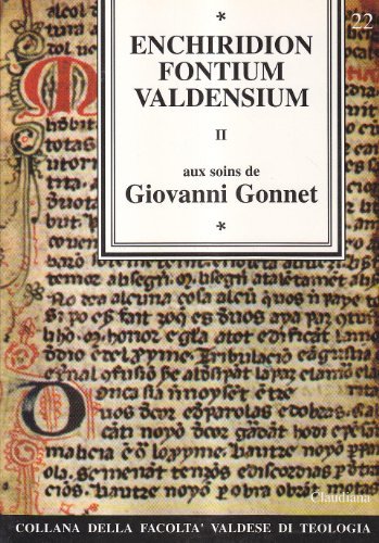 Enchiridion fontium valdensium vol.2 di Giovanni Gonnet edito da Claudiana