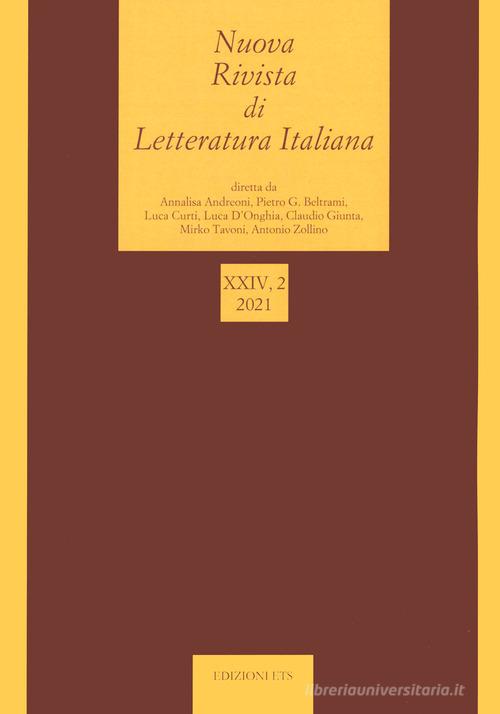 Nuova rivista di letteratura italiana (2021) vol.2 edito da Edizioni ETS
