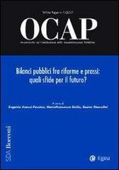 OCAP. Osservatorio sul cambiamento delle amministrazioni pubbliche (2011) vol.1 edito da EGEA
