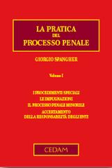 La pratica del processo penale vol.1 di Giorgio Spangher edito da CEDAM