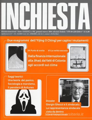 Inchiesta 2016 vol.191 edito da Dedalo