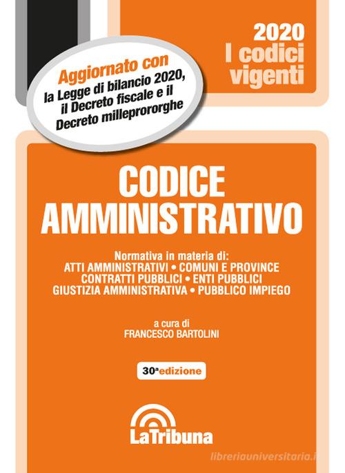 Codice amministrativo edito da La Tribuna