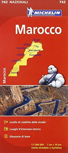 Carta Marocco edito da Michelin Italiana