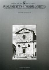 Quaderni dell'Istituto di storia dell'architettura. Nuova serie vol.24 edito da Bonsignori